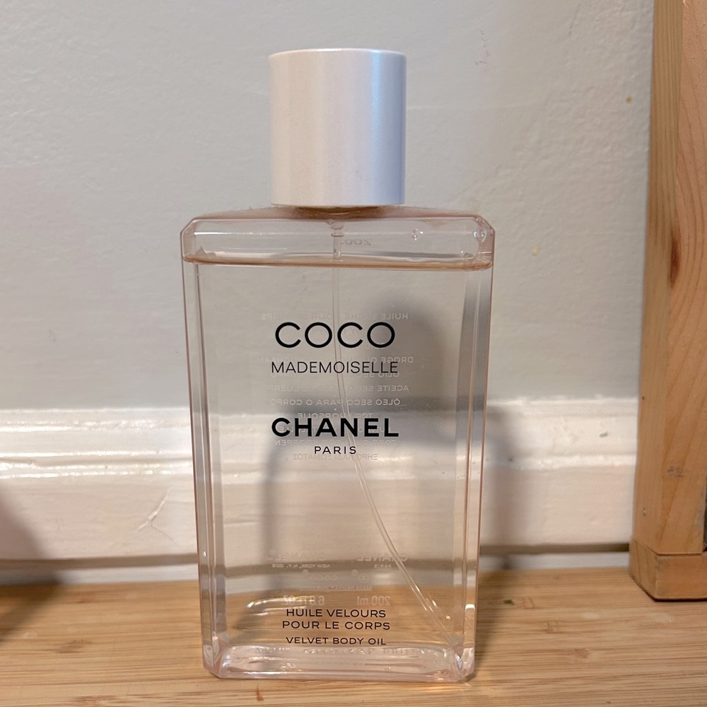 CHANEL body oil nearly full